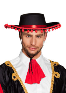 chapeau espagnol, chapeau mexicain, chapeau à pompons, Chapeau Espagnol et Mexicain