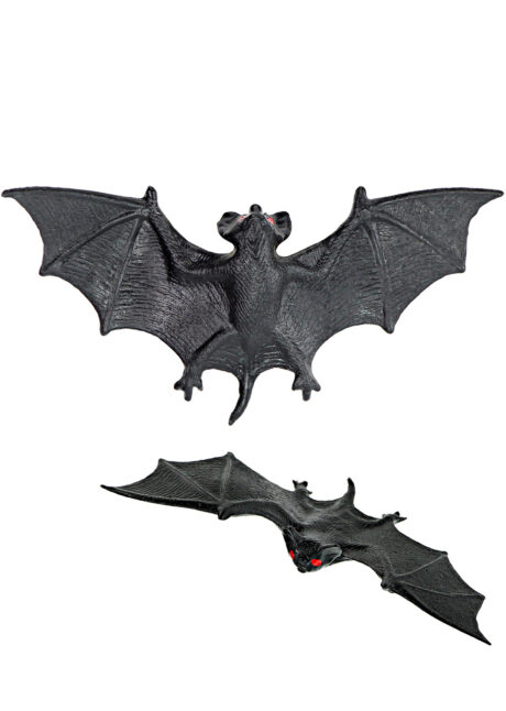 chauve souris halloween, chauve souris en plastique, accessoire décoration halloween, accessoire déco halloween, chauve souris halloween décoration, chauves souris halloween, fausses chauve souris décoration halloween, Chauve Souris x 4