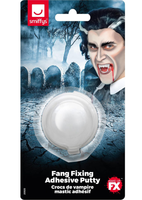 colle à canines, colle canines de vampire, colle à dents, accessoire halloween, maquillage halloween, Colle à Canines de Vampire