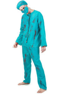 déguisement chirurgien zombie, déguisement halloween homme, Déguisement de Médecin Chirurgien Zombie