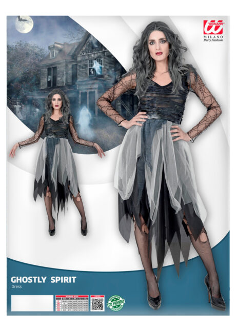 déguisement halloween femme, déguisement fantôme femme, costume halloween femme, Déguisement Esprit Fantôme