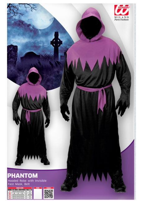 costume mort halloween, déguisement de faucheur, déguisement halloween homme, déguisement de la mort halloween, costume mort, costume halloween adulte, déguisement halloween homme, Déguisement de Faucheur Reaper, Noir et Violet