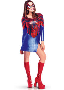 déguisement spidergirl, déguisement super héros adulte, déguisement super héros femme, Déguisement de Super Héros, Spider Girl