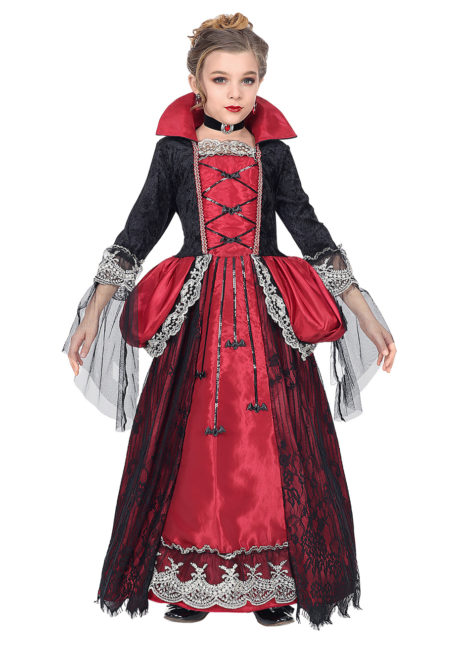 déguisement vampire fille, déguisement vampire halloween fille, déguisement halloween fille, Déguisement de Vampire Crinoline, Fille