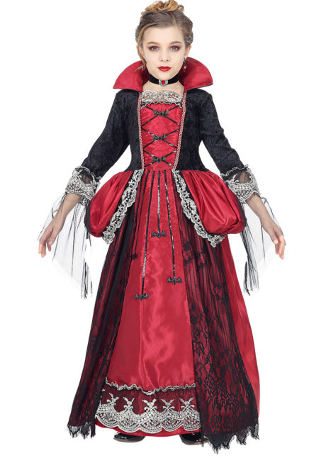 déguisement vampire fille, déguisement vampire halloween fille, déguisement halloween fille, Déguisement de Vampire Crinoline, Fille