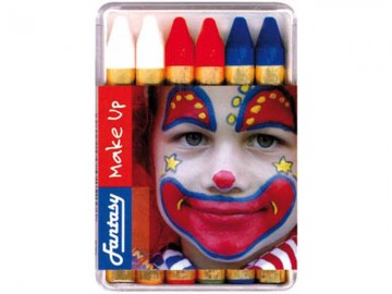 maquillage france, maquillage tricolore, crayons bleu blanc rouge, boutique supporter, accessoires euro 2016, accessoires supporter, maquillage euro 2016 Crayons Gras à Maquillage France, Bleu Blanc Rouge