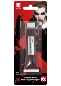 faux sang, tube de faux sang, faux sang de maquillage