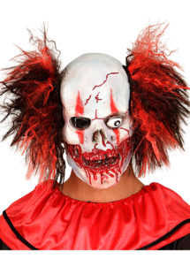 masque clown zombie, masque de déguisement, accessoire masque déguisement, masque de clown effrayant, accessoire masque halloween, déguisement clown halloween, déguisement halloween masque clown