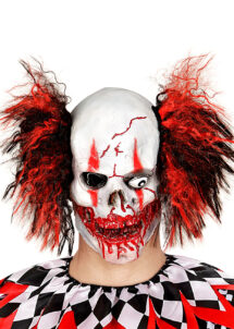 masque clown zombie, masque de déguisement, accessoire masque déguisement, masque de clown effrayant, accessoire masque halloween, déguisement clown halloween, déguisement halloween masque clown, Masque de Clown Zombie, Latex