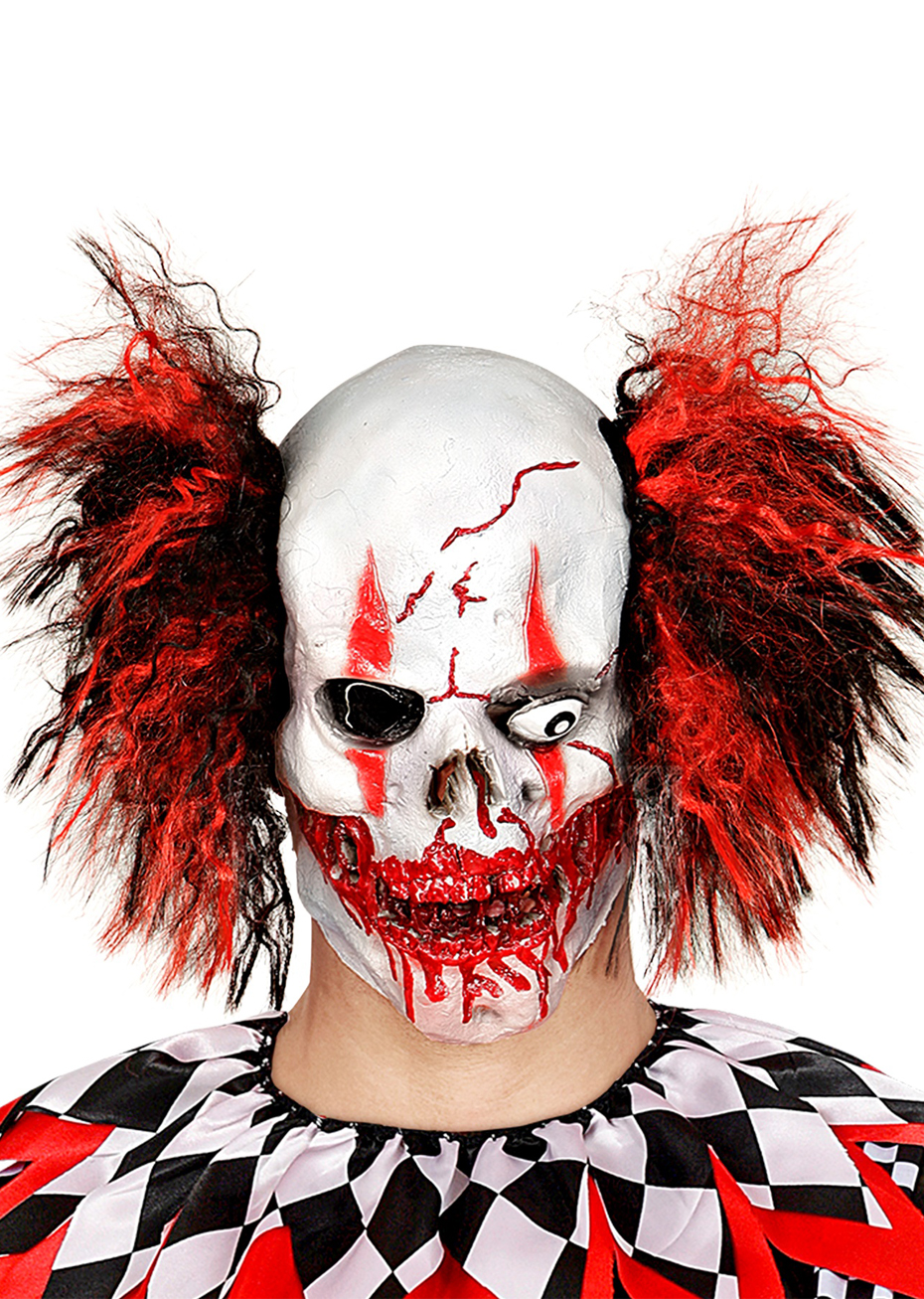 Masque de Clown Zombie, Latex - Aux Feux de la Fête - Paris