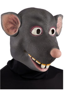 masque de rat, masque animal latex, masque souris