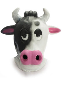 masque de vache, masque vache latex, masques animaux latex, masque animal latex, Masque de Vache, Latex