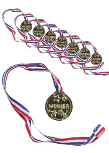 médaille de champion, accessoires de supporters, boutique supporters, médailles france, Médaille de Champion x 6
