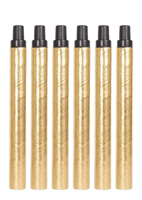 sarbacanes, sarbacannes, cotillons fête, cotillons réveillon, Sarbacanes x 6, Dorées