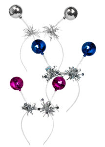 serre tête boules disco, serre tête boules