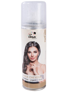 laque paillettes argent, bombe couleur pour cheveux, laque cheveux, laque coloration cheveux, spray couleurs pour cheveux, sprays colorants cheveux, paillettes cheveux,