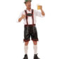 déguisement bavarois homme, costume bavarois homme, déguisement tyrolien homme, costume tyrolien homme, salopette bavaroise déguisement, déguisement homme, déguisement fête de la bière, déguisement oktoberferst Déguisement Bavarois, Lederhosen Simili Cuir
