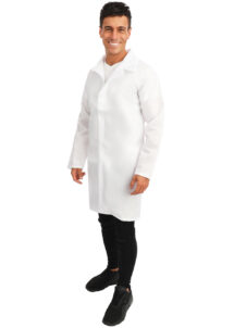 blouse blanche déguisement, déguisement médecin homme, déguisement médecin adulte, déguisement scientifique adulte, déguisement chercheur, blouse scientifique, blouse médecin, Blouse Blanche de Savant, Médecin ou Scientifique