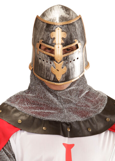 casque de chevalier, casque médiéval, accessoires déguisement médiéval, accessoires chevaliers, casques moyen âge, Casque de Chevalier