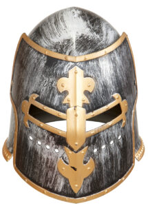 casque de chevalier, casque médiéval, accessoires déguisement médiéval, accessoires chevaliers, casques moyen âge