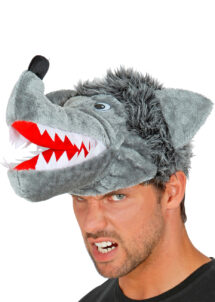 chapeau de loup, chapeau de loup garou, accessoire déguisement de loup