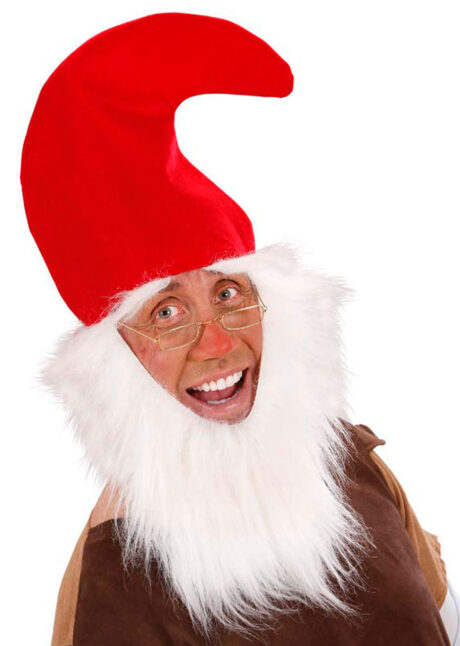 Bonnet de lutin avec barbe, chapeau de nain, chapeaux avec barbe, chapeau lutin, Chapeau de Lutin avec Barbe et Sourcils