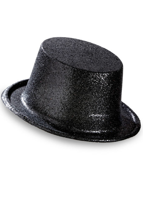 chapeaux paillettes, chapeaux hauts de forme paillettes, chapeaux hauts de forme, chapeau haut de forme, chapeaux paris, chapeaux hauts de forme, Chapeau Haut de Forme à Paillettes, Noir