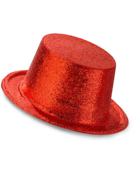 chapeaux paillettes, chapeaux hauts de forme paillettes, chapeaux hauts de forme, chapeau haut de forme, chapeaux paris, chapeaux hauts de forme, Chapeau Paillettes, Haut de Forme, Rouge