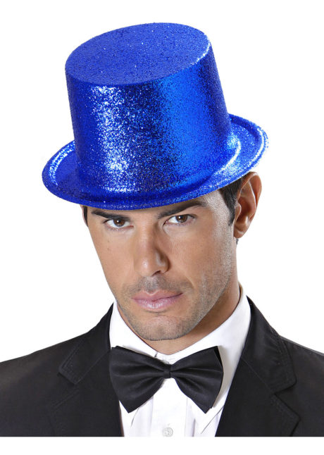chapeaux paillettes, chapeaux hauts de forme paillettes, chapeaux hauts de forme, chapeau haut de forme, chapeaux paris, chapeaux hauts de forme, Chapeau Haut de Forme à Paillettes, Bleu