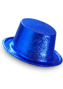 chapeaux paillettes, chapeaux hauts de forme paillettes, chapeaux hauts de forme, chapeau haut de forme, chapeaux paris, chapeaux hauts de forme, Chapeau Haut de Forme à Paillettes, Bleu