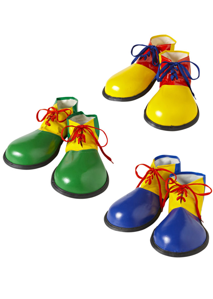 Widmann Site Officiel Chaussures De Clown Adulte Widmann - Rouge Et Jaune, Taille Unique - Déguisement Fête Costume Déguisement Clown Complet