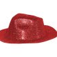 chapeau à paillettes, borsalino paillettes, chapeau pas cher Chapeau Borsalino Paillettes, Rouge