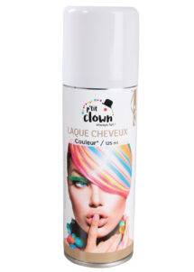 laque blanche, bombe couleur pour cheveux, laque cheveux, laque coloration cheveux, spray couleurs pour cheveux, sprays colorants cheveux, spray blanc cheveux, Laque Blanche, Coloration de Cheveux