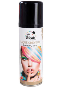 laque noire,bombe couleur pour cheveux, laque cheveux, laque coloration cheveux, spray couleurs pour cheveux, sprays colorants cheveux, spray noir cheveux, Laque Noire, Coloration de Cheveux