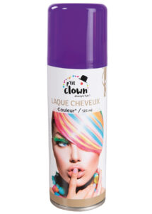 laque violette,bombe couleur pour cheveux, laque cheveux, laque coloration cheveux, spray couleurs pour cheveux, sprays colorants cheveux, spray violet cheveux, Laque Violette, Coloration de Cheveux
