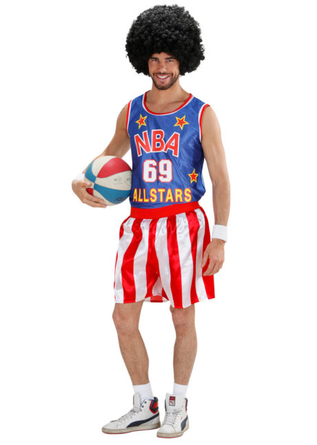déguisement de basketteur américain, déguisement sportif adulte, costume de basket américain, costume NBA homme, déguisement NBA homme, Déguisement Basketteur Américain