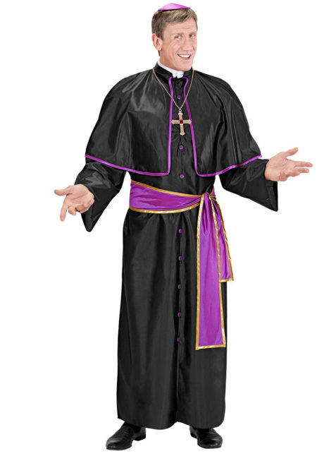 déguisement de cardinal, costume cardinal homme, déguisement cardinal homme, déguisement religieux homme, costume de religieux homme, Déguisement de Cardinal, Violet