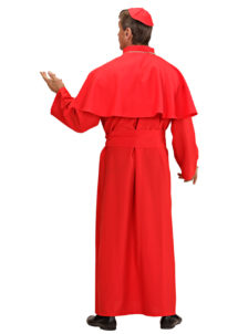déguisement de cardinal, costume cardinal homme, déguisement cardinal homme, déguisement religieux homme, costume de religieux homme