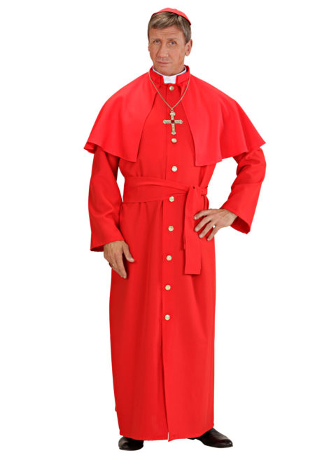 déguisement de cardinal, costume cardinal homme, déguisement cardinal homme, déguisement religieux homme, costume de religieux homme, Déguisement de Cardinal, Rouge