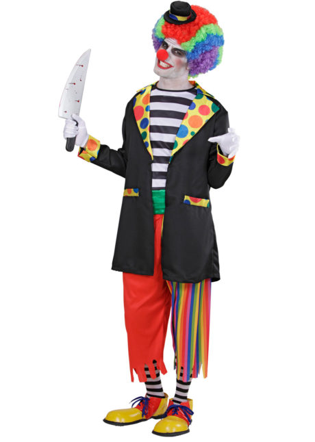 déguisement clown homme, costume clown homme, déguisement clown adulte, accessoire clown déguisement, déguisement clown halloween, déguisement clown maléfique, Déguisement Clown Evil