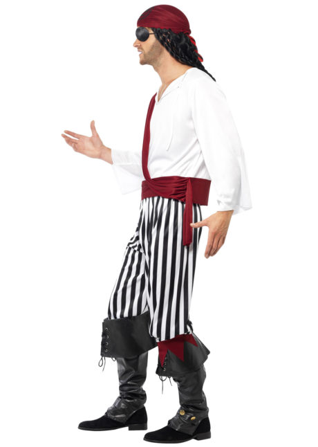 déguisement de pirate homme, déguisement pirate adulte, déguisement pirate, costume pirate homme, Déguisement de Pirate, Black and White