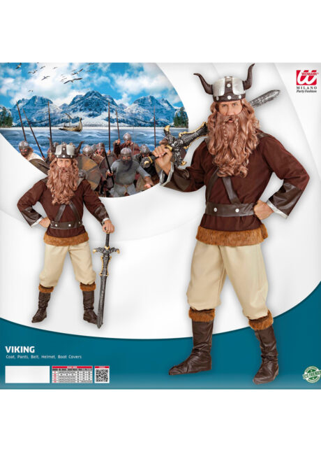costume de viking, déguisement de viking, Déguisement de Viking Velkan