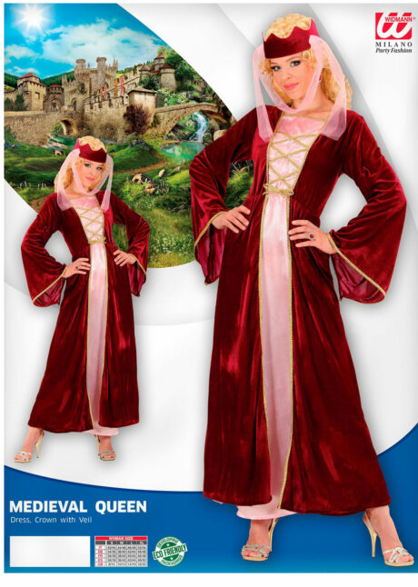 déguisement princesse médiévale, déguisement médiéval femme, robe médiévale, Déguisement de Princesse Médiévale, Velours Pourpre