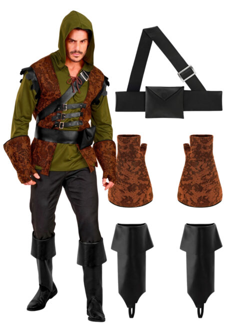 déguisement de Robin des Bois, costume Robin des bois adulte, déguisement archer, Déguisement de Robin des Bois