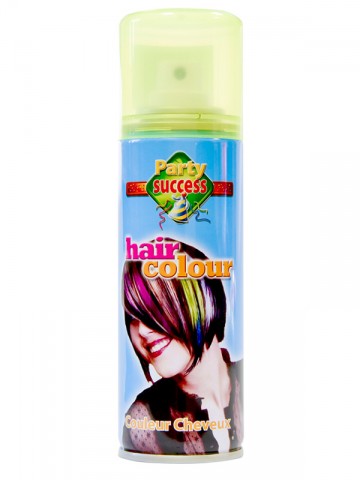 laque fluo jaune, bombe couleur pour cheveux, laque cheveux, laque coloration cheveux, spray couleurs pour cheveux, sprays colorants cheveux, spray jaune fluo cheveux Laque Jaune Fluo, Coloration de Cheveux