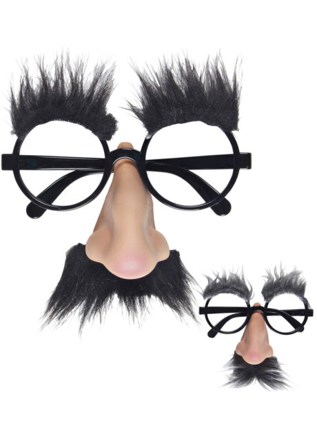 lunettes groutcho Marx, lunettes nez moustaches, lunettes avec faux nez, lunettes de déguisements, Lunettes Groutcho, avec Nez, Moustache, Sourcils