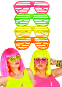 lunettes stores fluo, lunettes années 80