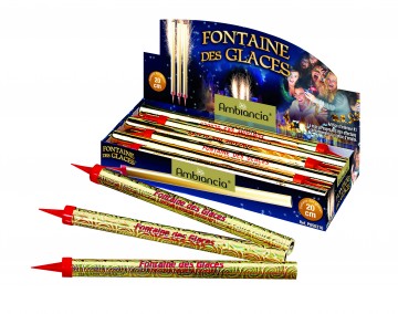 fontaine des glaces, feux d'artifice pour gâteaux Fontaine des Glaces