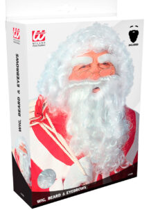perruque et barbe pere noel, perruque de pere noel, barbe de pere noel