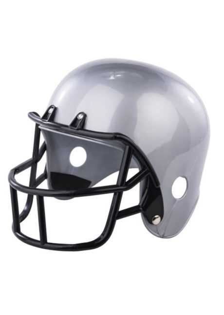 casque footballeur américain, casque football américain, Casque de Footballeur Américain, Argent